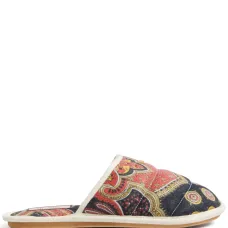 Шлепанцы с принтом пейсли