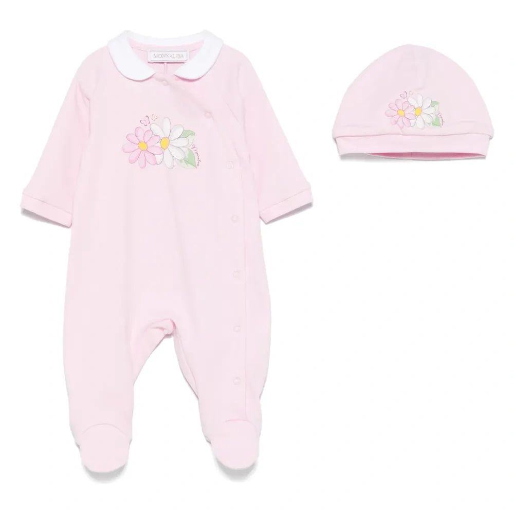 Комплект для новорожденного с цветочным принтом Комплект для новорожденного с цветочным принтом