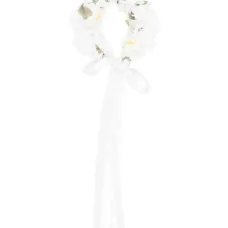 Диадема с цветочной аппликацией