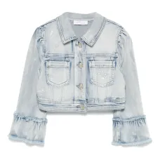 Куртка с логотипом из страз