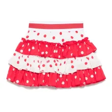 Юбка мини в горох