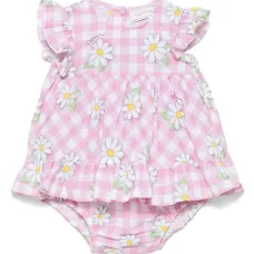 Платье в клетку гингем