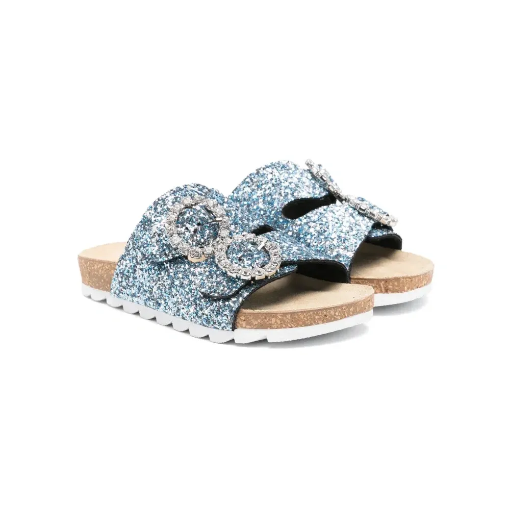 Шлепанцы с блестками