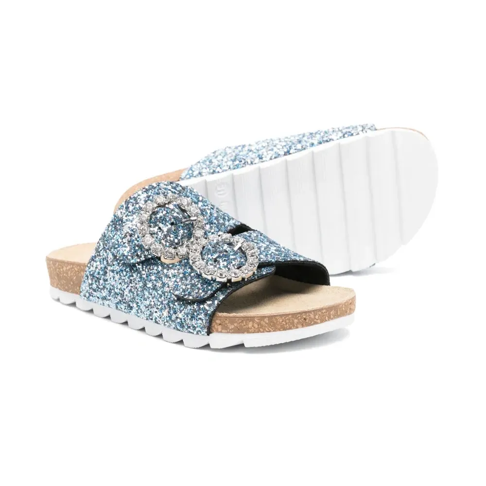 Шлепанцы с блестками