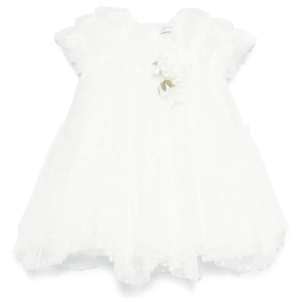 Платье с цветочной вышивкой