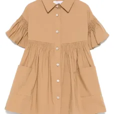 Платье с присборенной вставкой