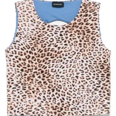 Топ с леопардовым принтом