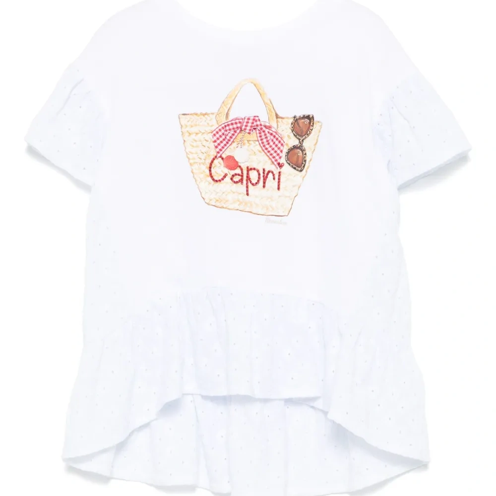 Футболка с английской вышивкой