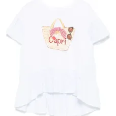 Футболка с английской вышивкой