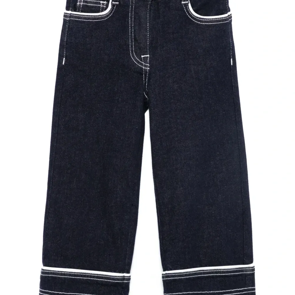 Джинсы с окантовкой