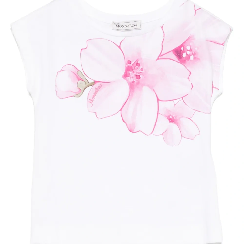 Футболка с цветочным принтом