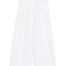 Брюки в тонкую полоску