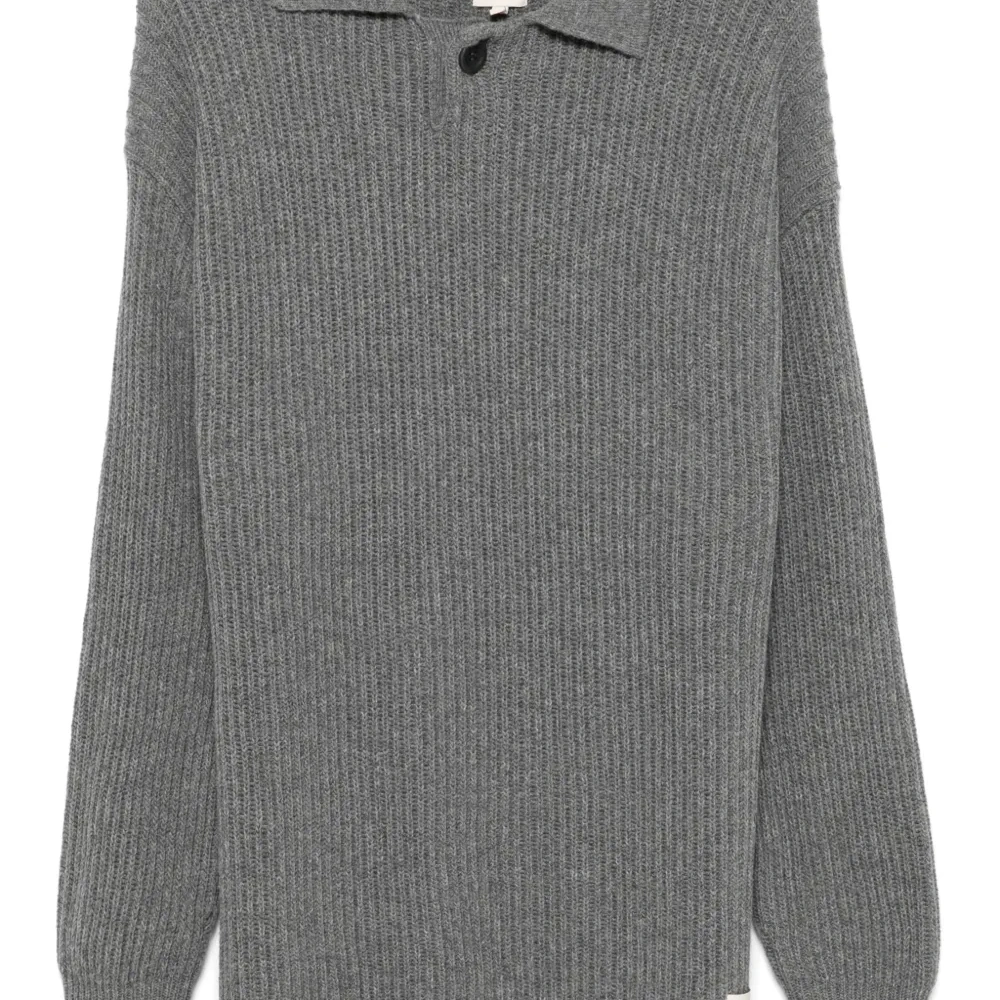 Рубашка поло в рубчик