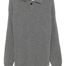 Рубашка поло в рубчик