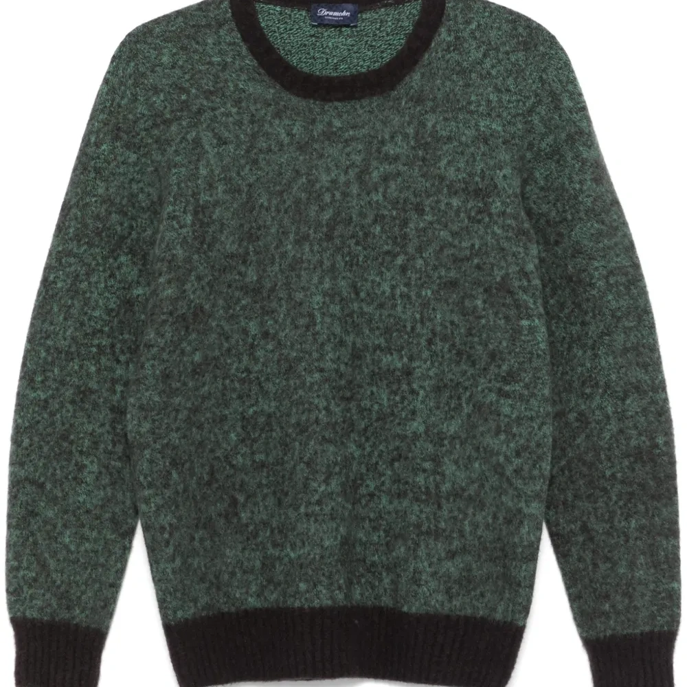 Шерстяной свитер с круглым вырезом