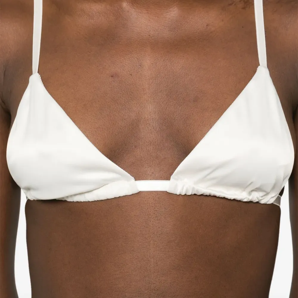 Атласный бюстгальтер-бралетт