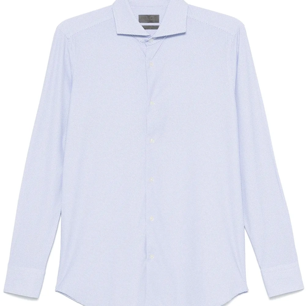 Рубашка с геометричным принтом