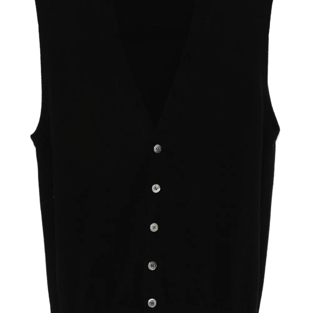 Кашемировый топ с V-образным вырезом