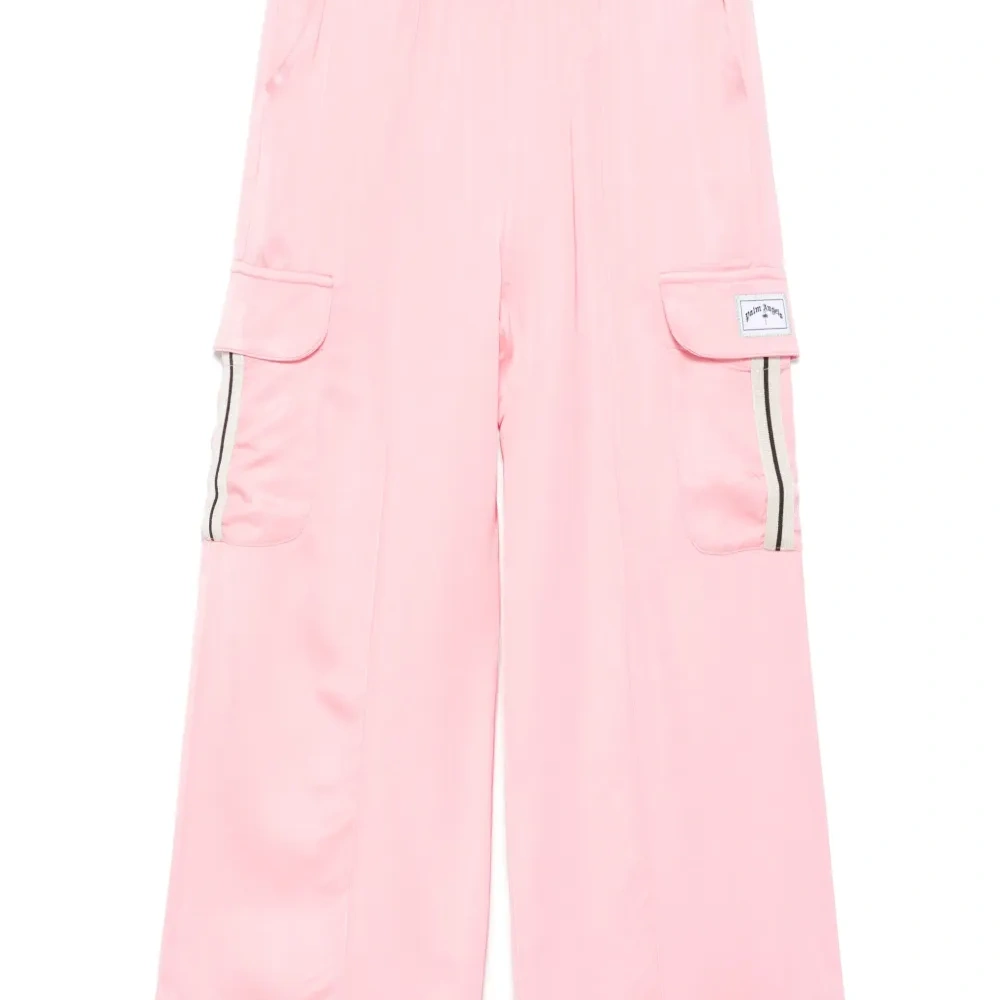 Атласные брюки карго