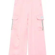 Атласные брюки карго