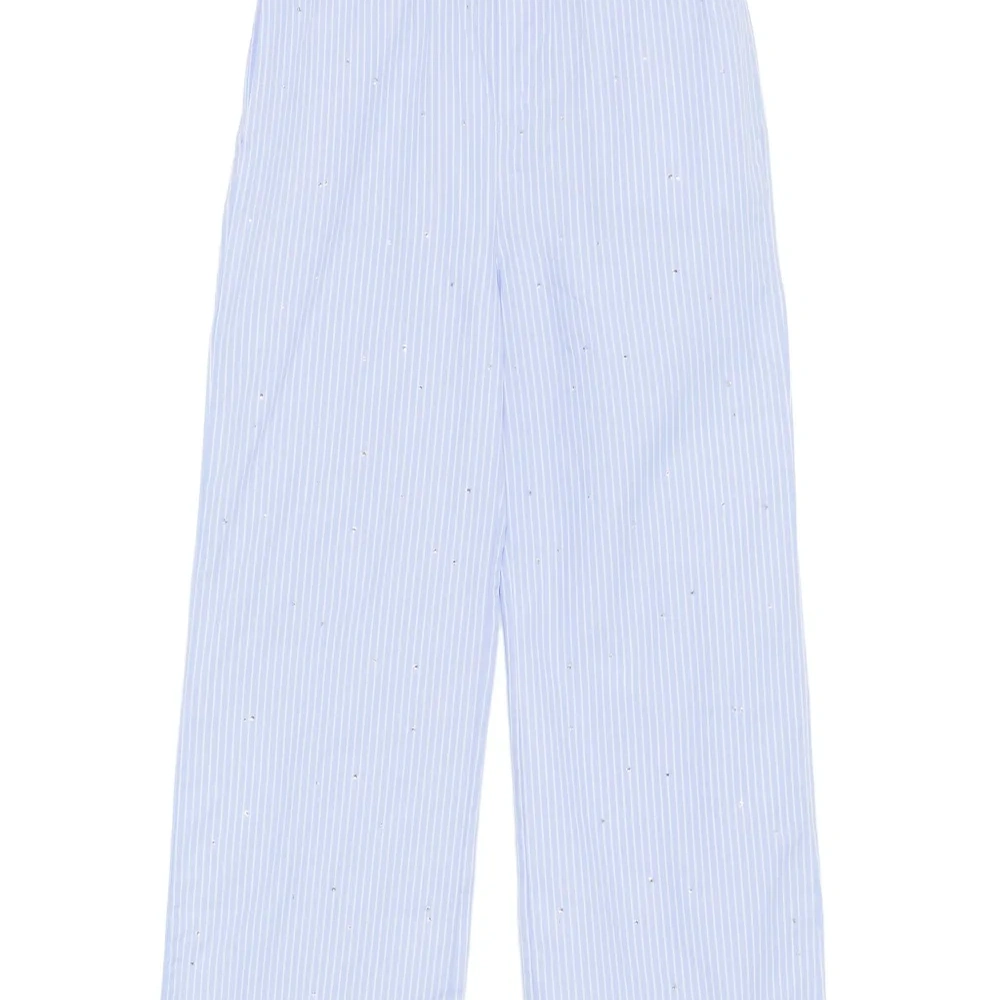 Брюки со стразами