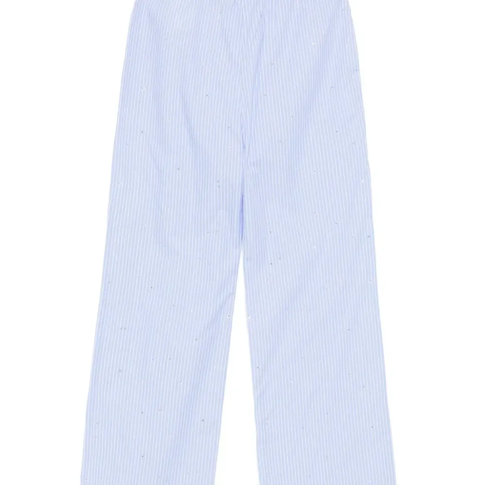 Брюки со стразами