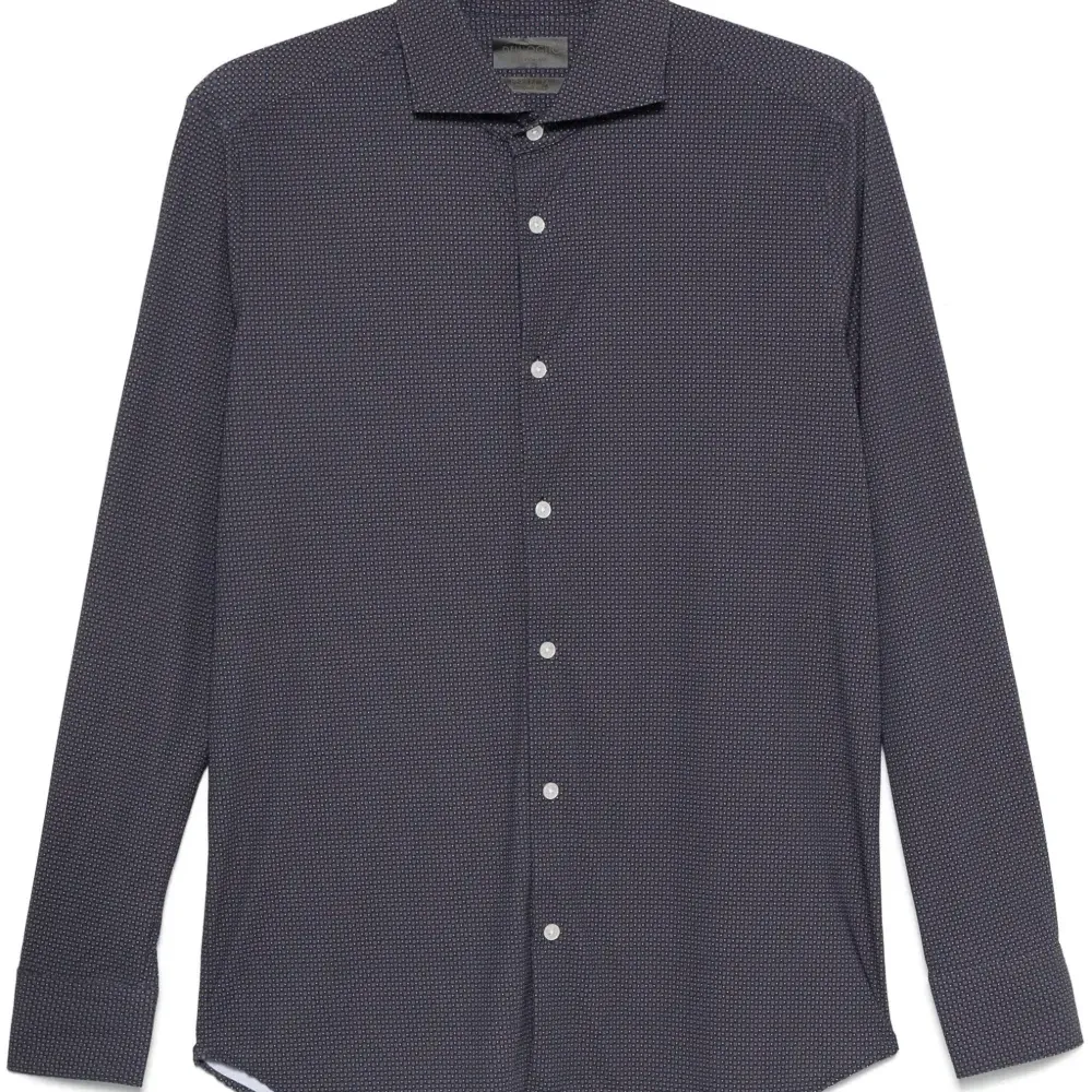 Рубашка с геометричным принтом