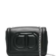 Сумка на плечо с тисненым логотипом