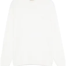 Свитер вязки интарсия с логотипом