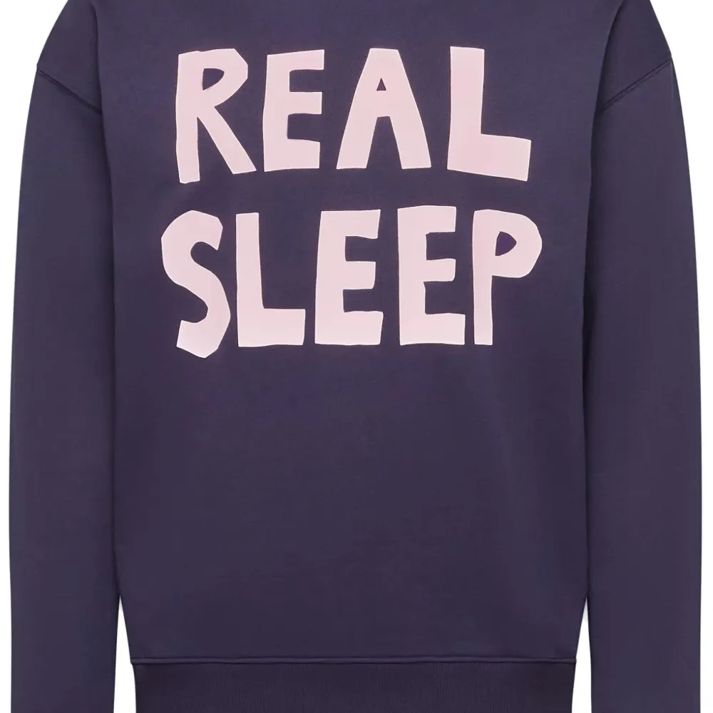 Толстовка с принтом Real Sleep