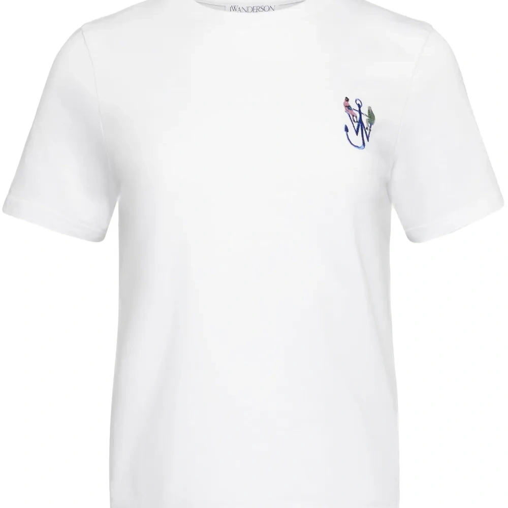 Футболка с принтом и вышитым логотипом Anchor Футболка с принтом и вышитым логотипом Anchor