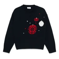 Свитер из вирджинской шерсти с новогодним узором