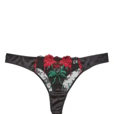 Трусы-стринги Vampire Rose с вышивкой