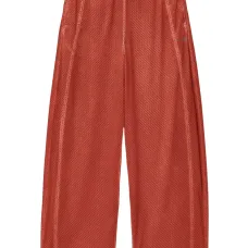 Сетчатые брюки с перфорацией