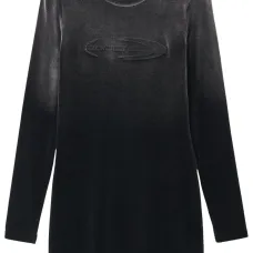 Платье мини с длинными рукавами Платье мини с длинными рукавами