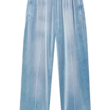 Бархатные спортивные брюки