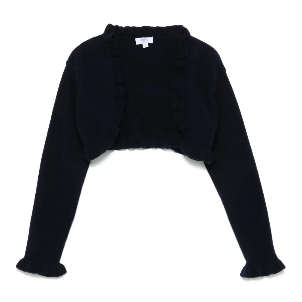 Кардиган с оборками