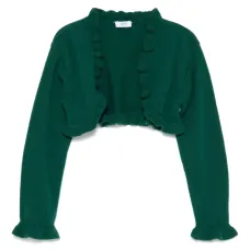 Кардиган с оборками