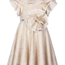 Платье с оборками