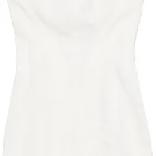 Джинсовое платье мини без бретелей