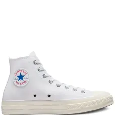 Высокие кеды Chuck 70 Leather Hi White