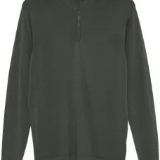 Свитер с воротником на молнии