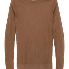 Бесшовный топ с высоким воротником