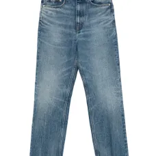 Джинсы с эффектом потертости