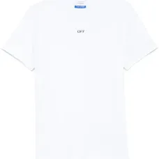 Футболка в рубчик с логотипом Off