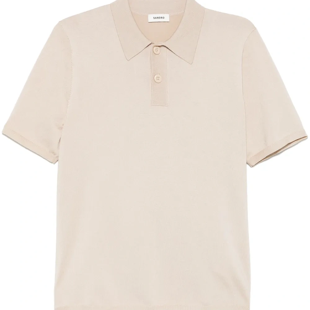 Трикотажная рубашка поло с короткими рукавами