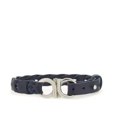 Плетеный браслет с декором Gancini