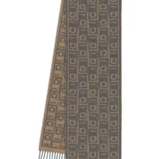 Шарф с монограммой