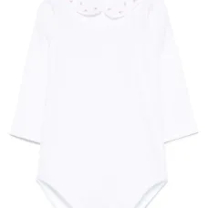 Боди с цветочной вышивкой