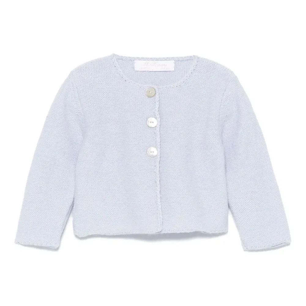 Кардиган с круглым вырезом